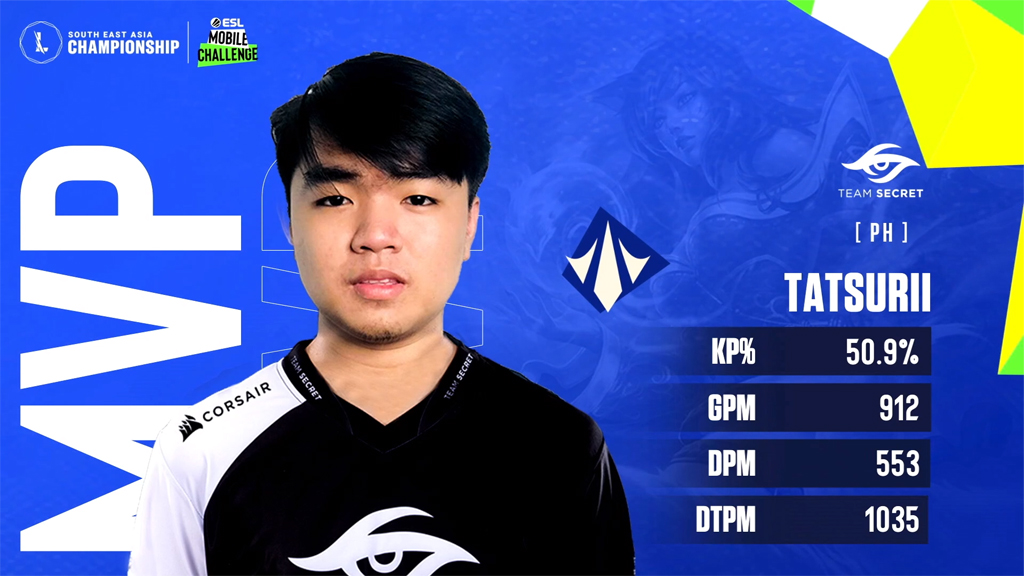 Team Secret, pasok sa playoffs ng Wild Rift SEA Championship 2021 Team Secret Tatsurii MVP Wild Rift SEA Championship 2021