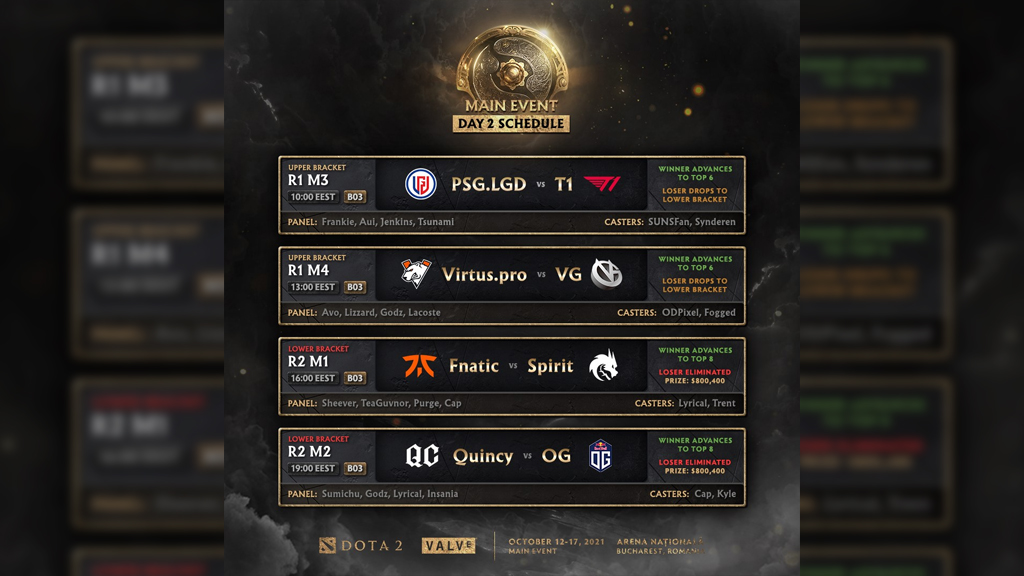 Magkapatid na YawaR at SumaiL maglalaglagan sa TI10 Main Event TI10 Main Event Day 2 Schedule