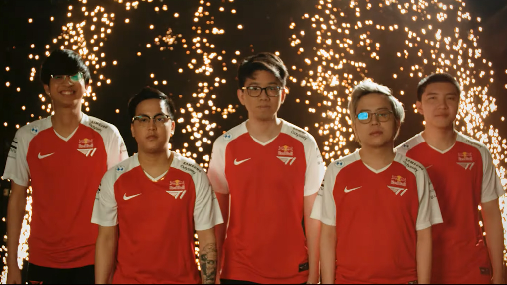 Dumugo man, wagi pa rin ang PSG.LGD kontra T1 Dumugo man, PSG.LGD wagi pa rin kontra T1