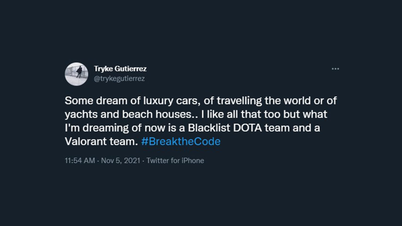 Tier One CEO na si Tryke kinumpirma ang interes na bumuo ng Blacklist ...