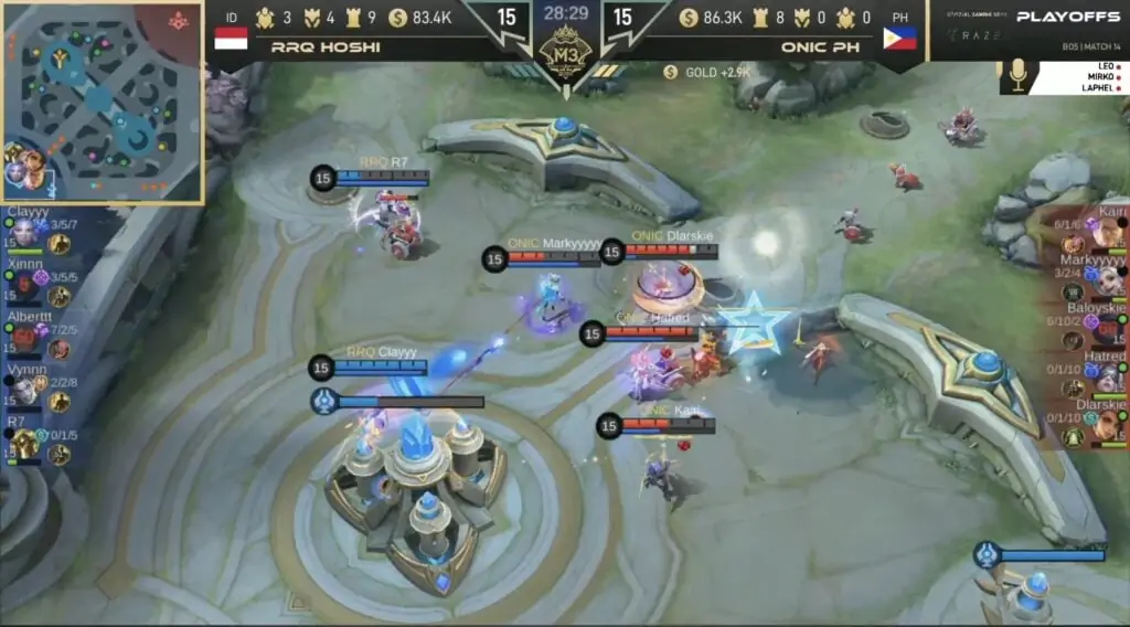 Kairi, ONIC PH pinaluhod ang RRQ sa M3 upper bracket semis