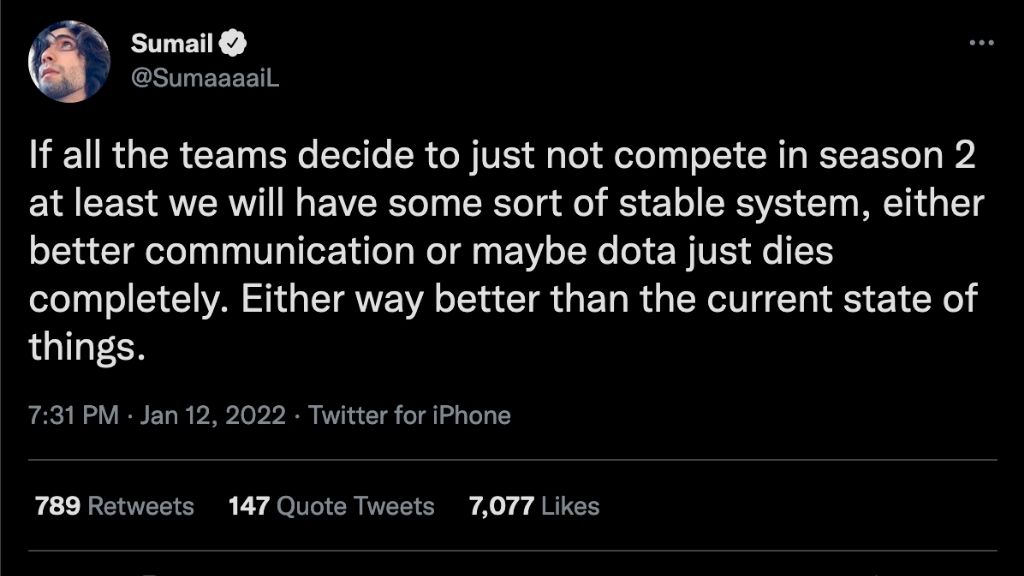 Dota 2 pro players dismayado sa kanselasyon ng Winter Major