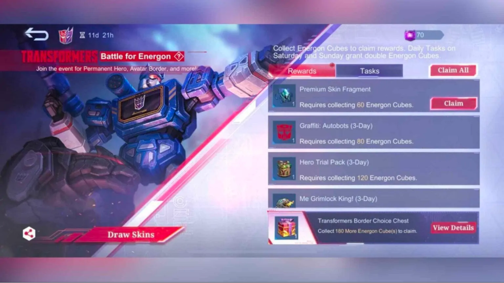 MLBB x Transformers phase 2 Kailan ilalabas, bagong skins, rewards