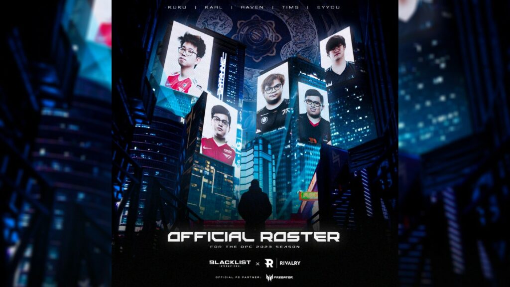 Blacklist Dota 2 roster ipinakilala na! Blacklist Dota 2 roster ipinakilala na!