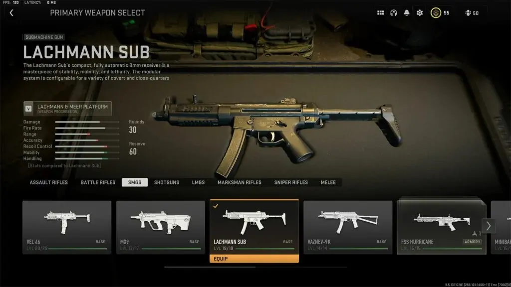 Warzone 2.0 best guns na maari mong i-level up COD Warzone 2.0 Lachmann Sub