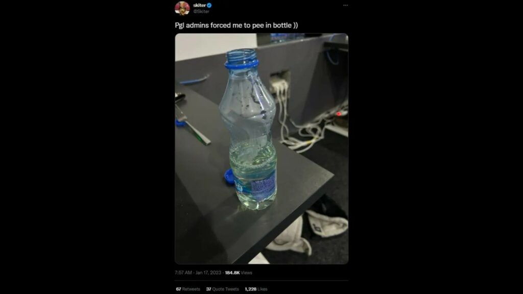 TI11 champion skiter ibinunyag na pinilit siya ng DPC admins na umihi sa isang bote