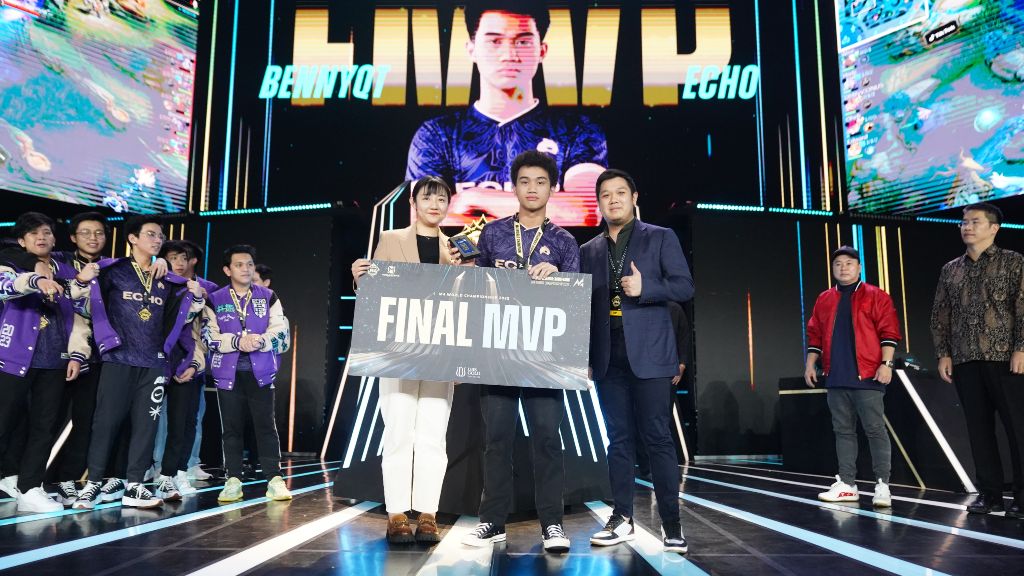 Bennyqt matapos makuha ang M4 championship at Finals MVP: 'Napatunayan ko sa sarili ko na kaya ko talaga' Si Bennyqt ang Finals MVP ng M4