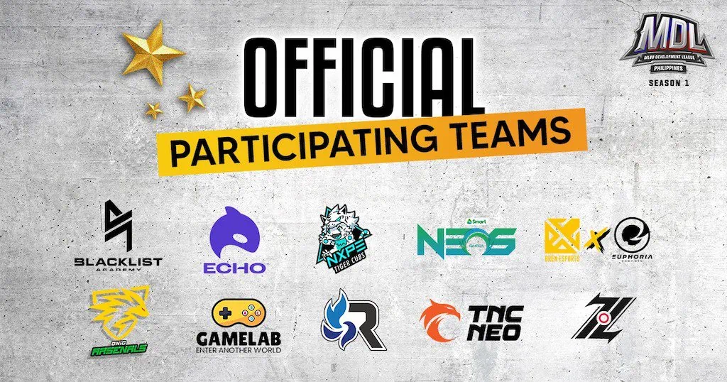 Gamelab, ZOL Esports pangungunahan ang 10 teams na kalahok sa MDL PH Season 1