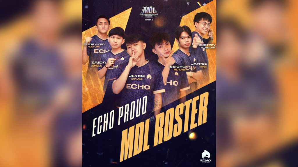 Jaypee pangungunahan ang ECHO Proud sa MDL PH Season 1 Jaypee kabilang sa roster ng ECHO Proud para sa MDL PH Season 1
