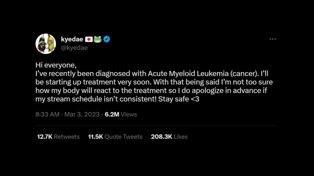 Kyedae na-diagnose na may cancer, ibinahagi ang balita ng kanyang paggagamot Kyedae ibinahagi ang cancer diagnosis