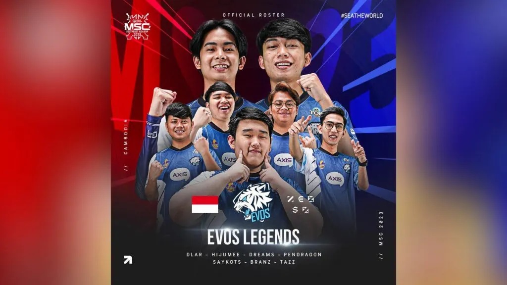 Kumpletong roster ng bawat koponan sa MSC 2023 EVOS Legends MSC 2023 roster
