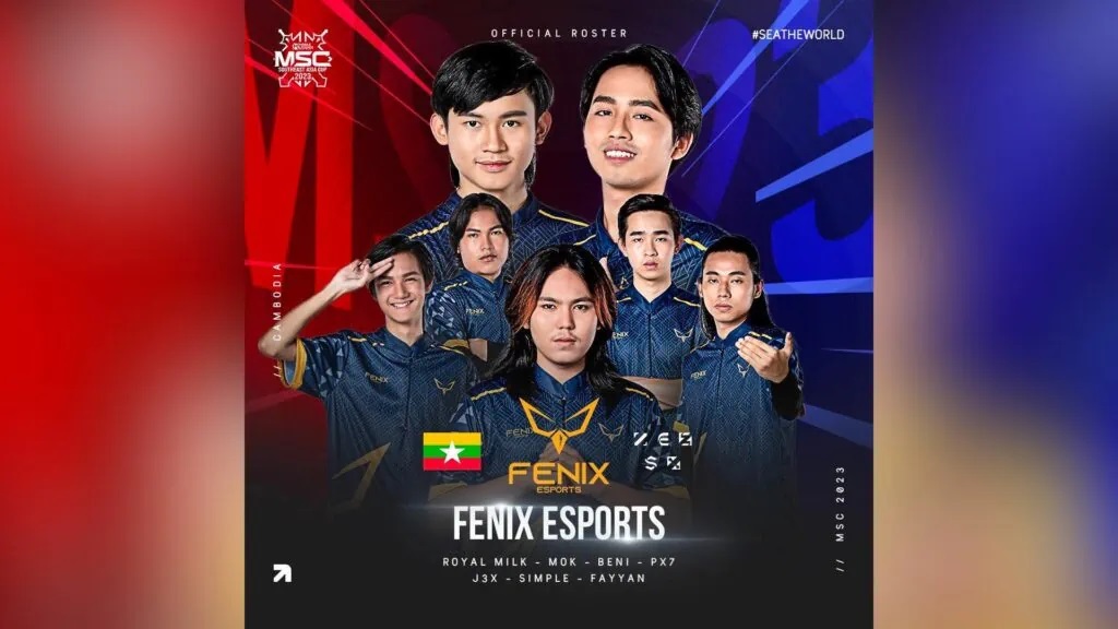 Kumpletong roster ng bawat koponan sa MSC 2023 Fenix Esports MSC 2023 roster