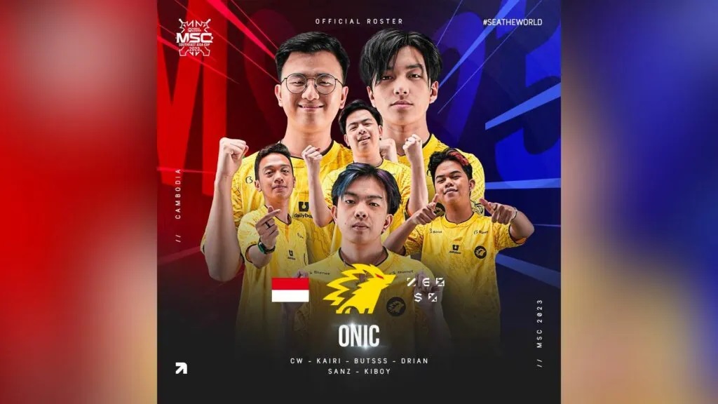 Kumpletong roster ng bawat koponan sa MSC 2023 ONIC Esports MSC 2023 roster