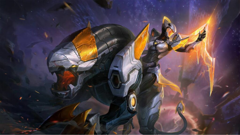 Sakto ang Great Dragon Spear para sa 3 heroes na 'to sa Mobile Legends (bukod kay Zilong) Mobile Legends: Bang Bang Astral Wanderer Irithel skin wallpaper
