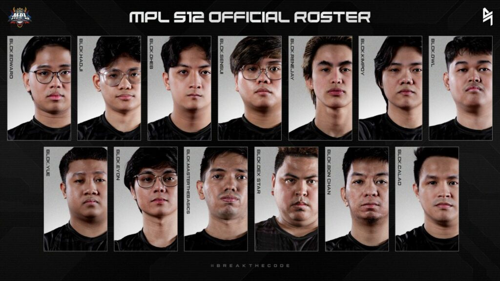 Kumpletong roster ng bawat koponan sa MPL PH Season 12