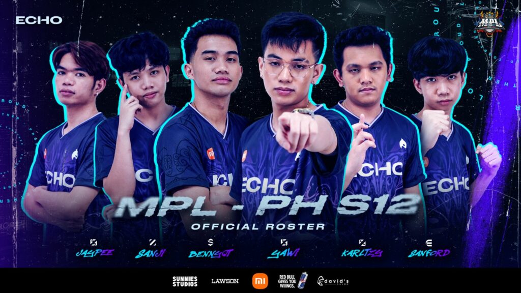 Kumpletong roster ng bawat koponan sa MPL PH Season 12 Roster ng ECHO para sa MPL PH Season 12