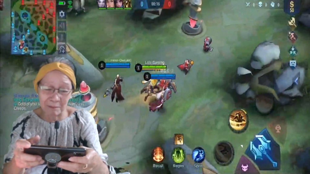 Madalas ka ba maglaro ng Mobile Legends? Baka minsan ka nang tinalo ng 74-anyos na si Lola Gaming Lola Gaming stream