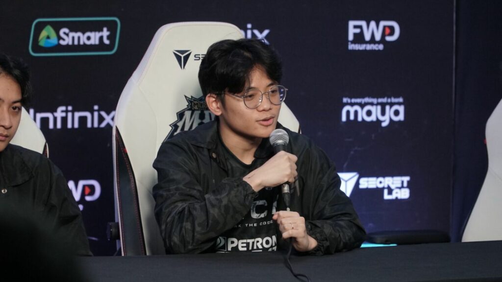 Talaga nga bang underpowered si Gord? Ipaliliwanag namin kung bakit siya sikat ngayon sa MPL PH S12 Salic "Hadji" Imam ng Blacklist International sa isang presscon sa MPL PH Season 12